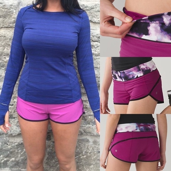 Lululemon RARE Speed Short Raspberry Blooming Pixie 4 - Picture 9 of 9